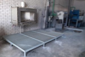 Puesto de limpieza piezas